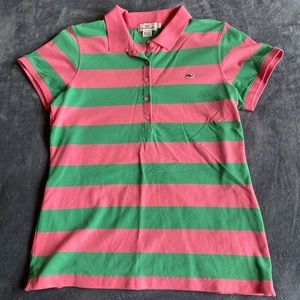 Women’s Striped Vineyard Vines Polo